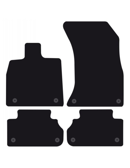 Tappeti tappetini auto su misura moquette Audi Q5 2017 2024