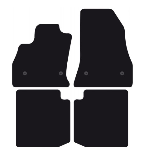 Tappeti tappetini auto su misura moquette Fiat 500L dal 2017