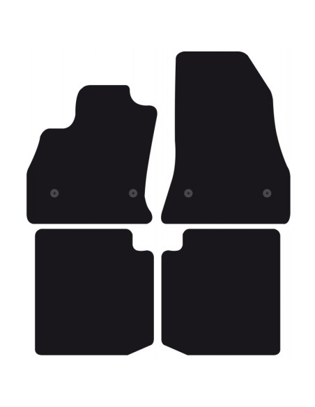 Tappeti tappetini auto su misura moquette Fiat 500L dal 2017