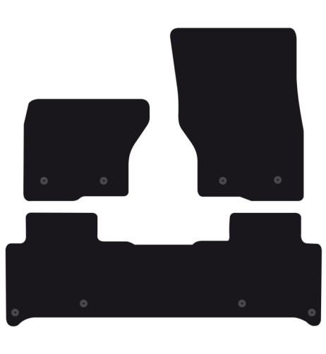 Tappeti tappetini auto su misura moquette Land Rover Discovery dal 2017