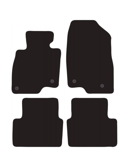 Tappeti tappetini auto su misura moquette Mazda 3 2013 2018