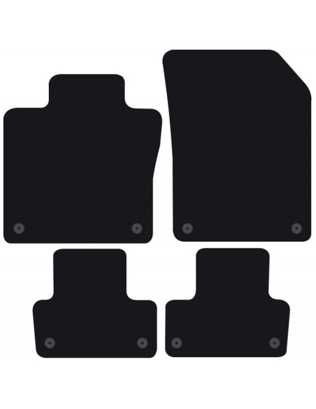 Tappeti tappetini auto su misura moquette Volvo XC60 dal 2017