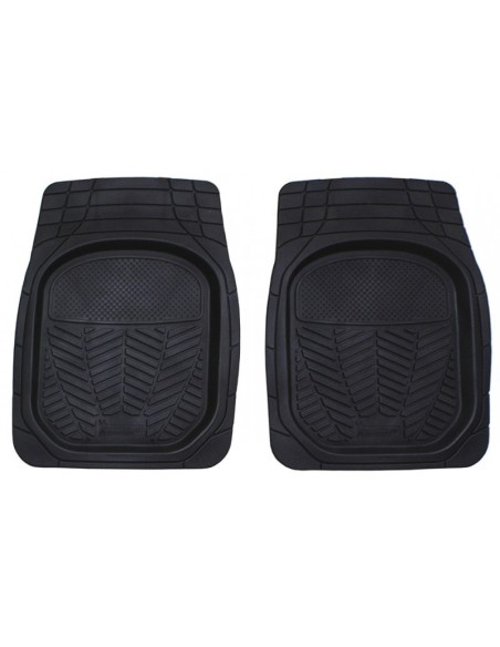 Tappeti tappetini auto universali anteriori in gomma con bordo 3D Michelin