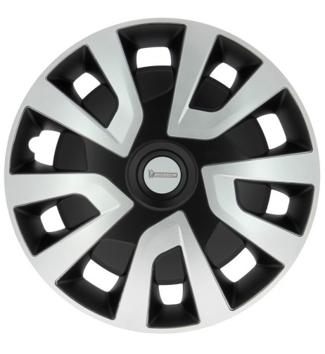 Set 4 copricerchi borchie universali Michelin per furgoni e camper 15 