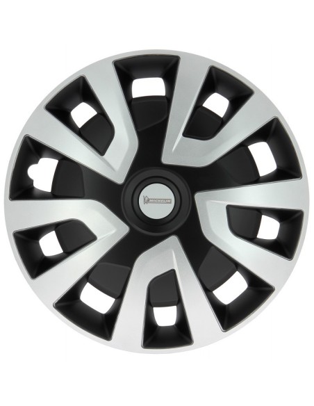 Set 4 copricerchi borchie universali Michelin per furgoni e camper 15 