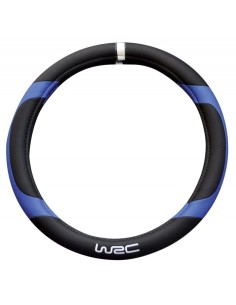 Coprivolante auto 35 38cm universale WRC Blu Race
