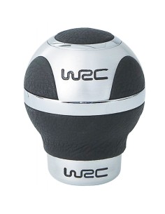 Pomello auto universale alluminio WRC con inserti in pelle