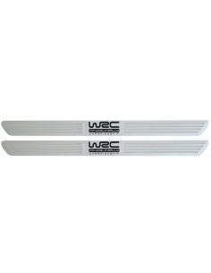 Coppia battitacco auto WRC look alluminio 480x35mm