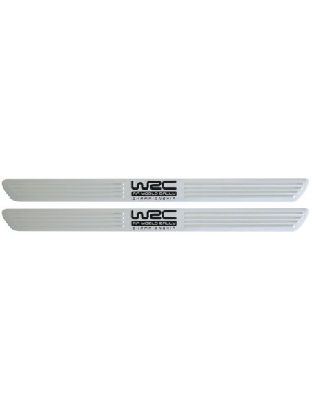 Coppia battitacco auto WRC look alluminio 480x35mm
