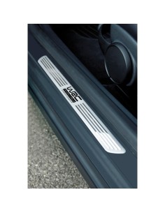 Coppia battitacco auto WRC look alluminio 480x35mm 2