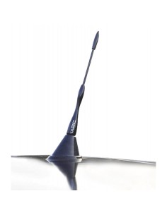 Antenna universale auto WRC telescopica alluminio nero