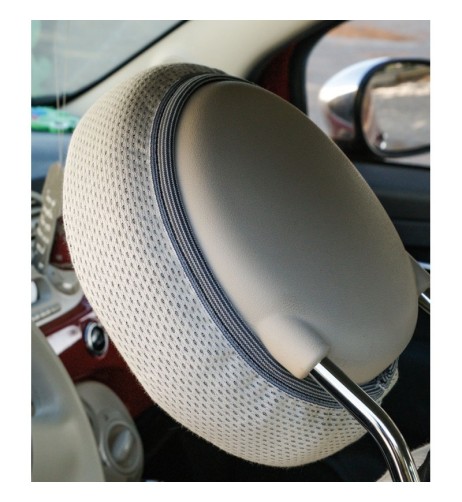 Coprisedili anteriori in tessuto elasticizzato su misura FIAT 500 dal 2007