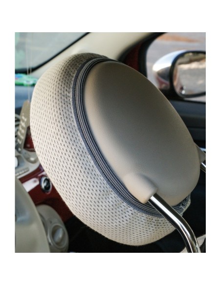 Coprisedili anteriori in tessuto elasticizzato su misura FIAT 500 dal 2007