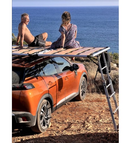 CampUp piattaforma con scaletta per tenda da tetto