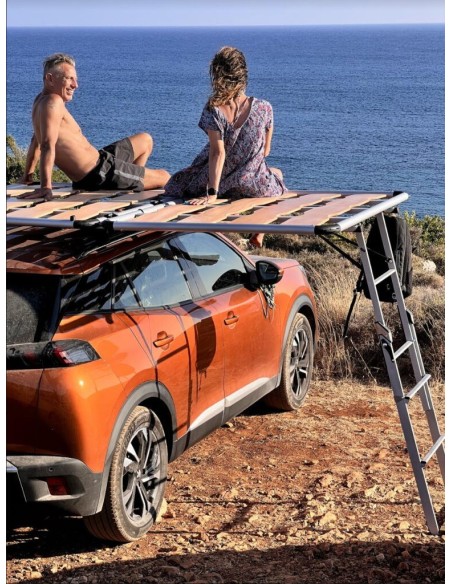 CampUp piattaforma con scaletta per tenda da tetto