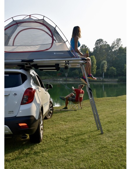 CampUp piattaforma con scaletta per tenda da tetto