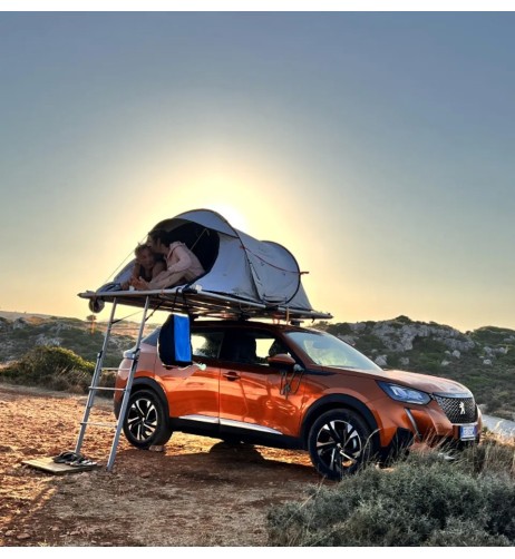 CampUp piattaforma con scaletta per tenda da tetto