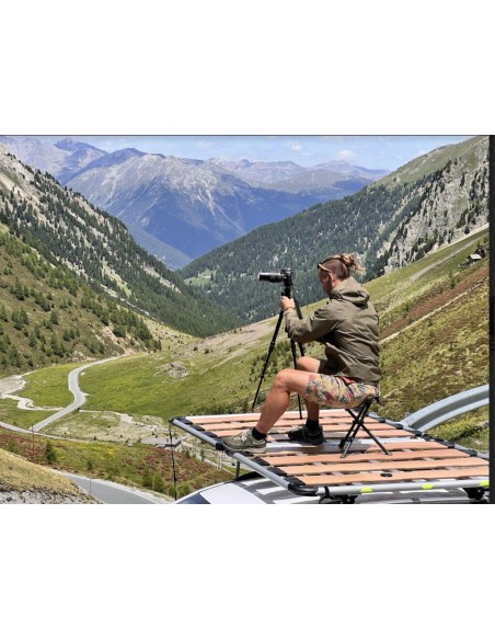 CampUp piattaforma con scaletta per tenda da tetto
