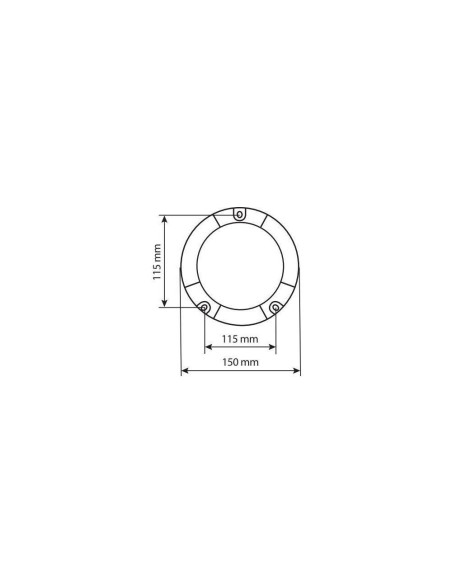  Lampada emergenza con luce rotante a LED 9 32V RL 13