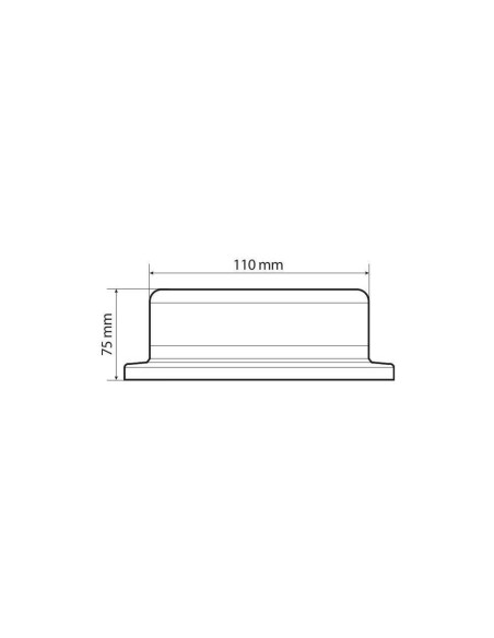  Lampada emergenza con luce rotante a LED 9 32V RL 14