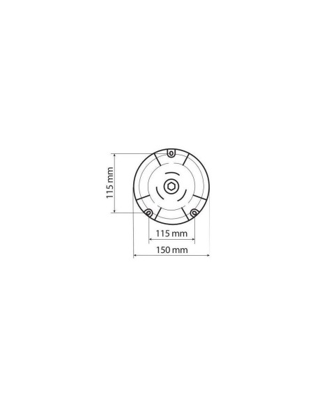  Lampada emergenza con luce rotante a LED 9 32V RL 14
