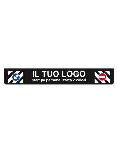 15pz Paraspruzzi PVC Camion 240x35cm segnali stampa personalizzata 2 colo