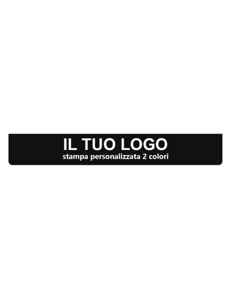 15pz Paraspruzzi PVC Camion 240x35cm nero stampa personalizzata 2 colori