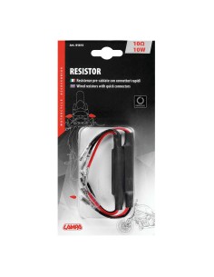 2 resistenze pre cablate con connettori rapidi 12V 10 OHM 10W