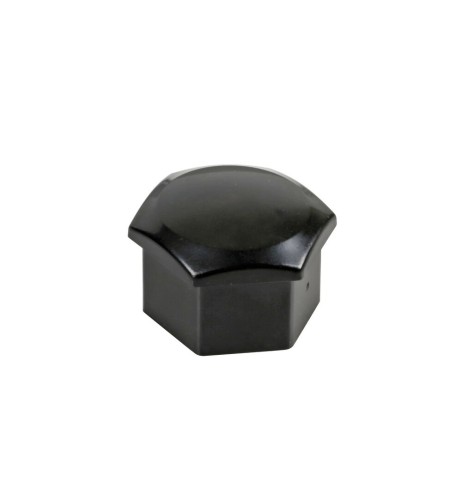 20 copribulloni in ABS nero diametro 17mm