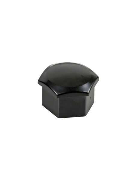 20 copribulloni in ABS nero diametro 17mm