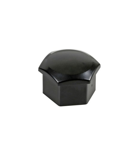 20 copribulloni in ABS nero diametro 19mm