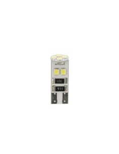 20 lampadine Hyper Led 24V T10 W2 1x9 5d 8 LED bianche