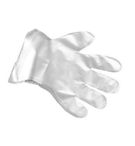 5 confezioni guanti monouso in polietilene ambidestri 500pz