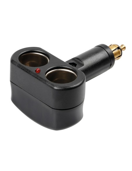 Adattatore AD 2 presa corrente ingresso DIN uscita doppia presa 12 24V