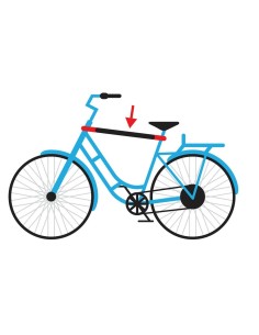 Adattatore bici donna per Portabici 2