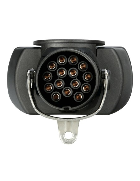 Adattatore compatto Erich Jaeger da spina 15 poli a 2 prese 7 poli 24V