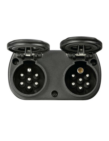 Adattatore compatto Erich Jaeger da spina 15 poli a 2 prese 7 poli 24V