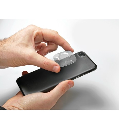 Adattatore universale base adesiva trasparente per supporti linea Opti