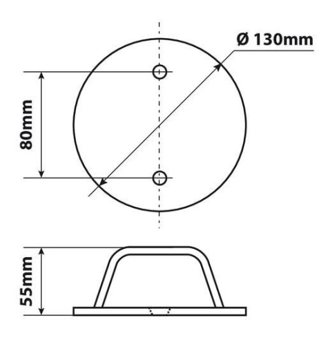 Ancoraggio per moto da installare a pavimento Shield 2