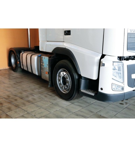 Anello coprimozzo inox vuoto 422mm fori 33mm cerchi in acciaio Camion