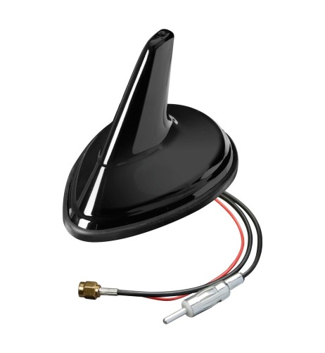 Antenna auto amplificata Aero Fin 3 AM FM GPS Universale verniciabile