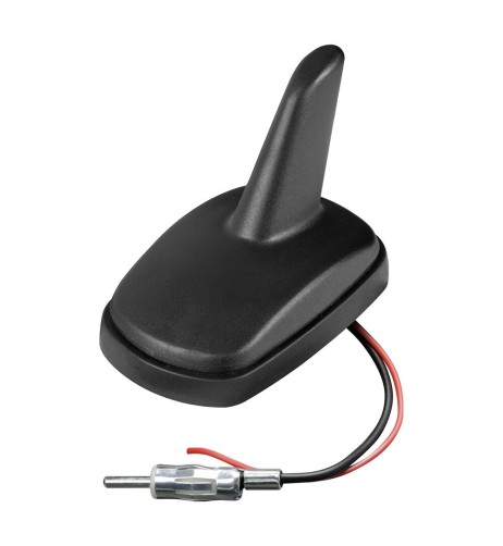 Antenna auto amplificata Aero Fin 4 AM FM Universale verniciabile