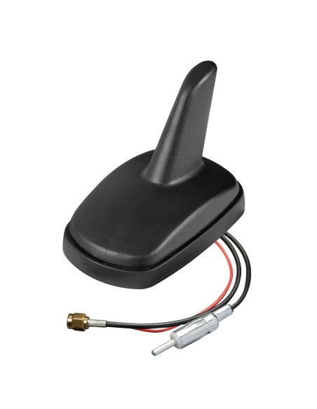 Antenna auto amplificata Aero Fin 4 AM FM GPS Universale verniciabile