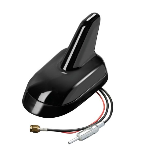 Antenna auto amplificata Aero Fin 5 AM FM GPS Universale verniciabile