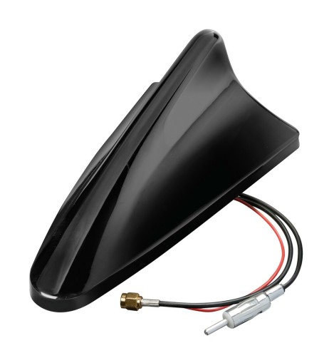 Antenna auto amplificata Aero Fin 6 AM FM GPS Universale verniciabile