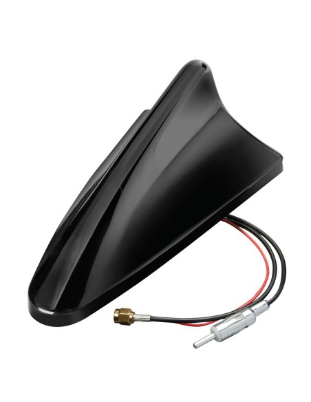 Antenna auto amplificata Aero Fin 6 AM FM GPS Universale verniciabile