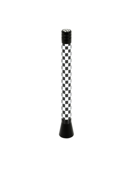 Antenna da tetto auto sportiva 11cm SCACCHIERA