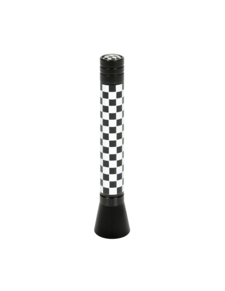 Antenna da tetto auto sportiva 8cm SCACCHIERA