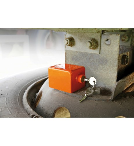 Antifurto meccanico in acciaio per ruota di scorta