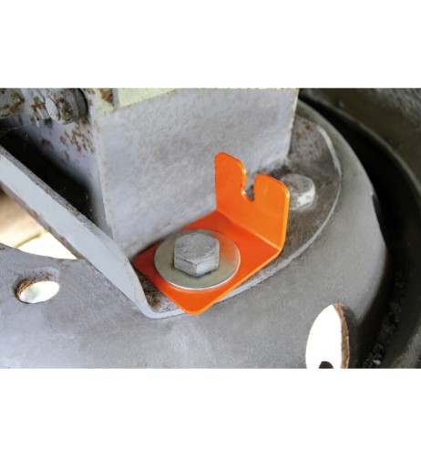 Antifurto meccanico in acciaio per ruota di scorta